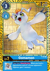 Gomamon [P-004] (2nd Anniversary Card Set) [Promotional Cards] | Black Swamp Games