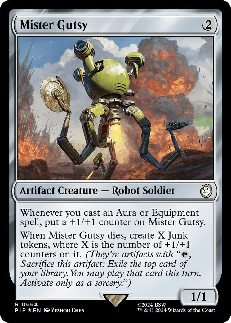 Mister Gutsy (Surge Foil) [Fallout] | Black Swamp Games