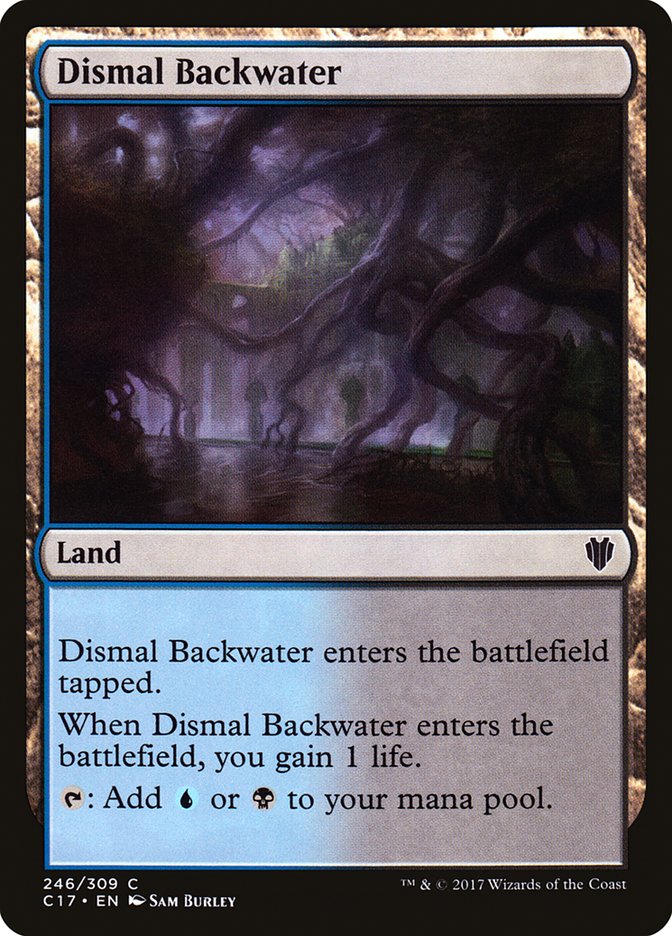 Dismal Backwater [Commander 2017] | Black Swamp Games