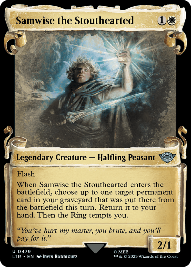 Samwise the Stouthearted [The Lord of the Rings: Tales of Middle-Earth Showcase Scrolls] | Black Swamp Games