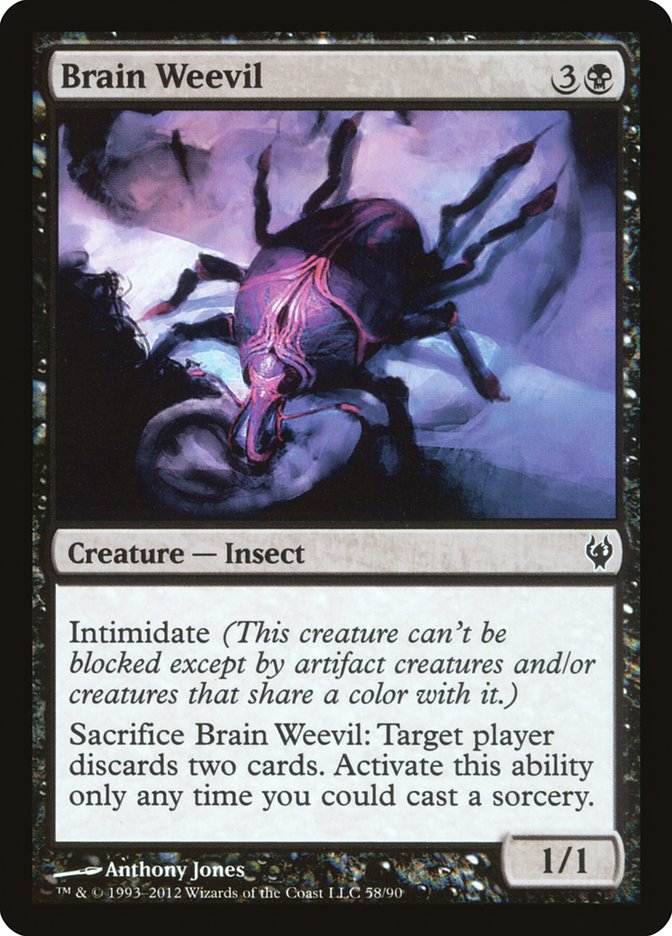 Brain Weevil [Duel Decks: Izzet vs. Golgari] | Black Swamp Games