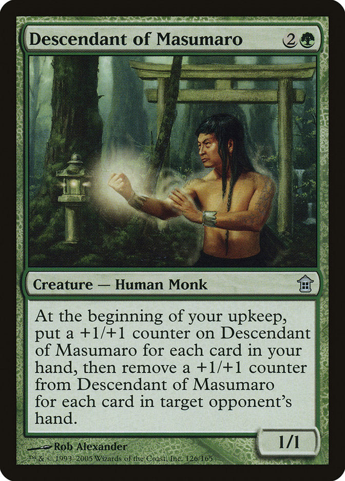 Descendant of Masumaro [Saviors of Kamigawa] | Black Swamp Games