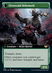 Ulvenwald Oddity // Ulvenwald Behemoth (Extended Art) [Innistrad: Crimson Vow] | Black Swamp Games