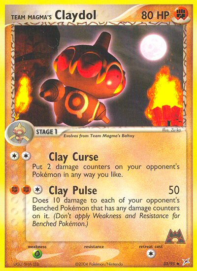 Team Magma's Claydol (33/95) [EX: Team Magma vs Team Aqua] | Black Swamp Games