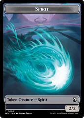 Eldrazi (Ripple Foil) // Spirit Double-Sided Token [Modern Horizons 3 Commander Tokens] | Black Swamp Games
