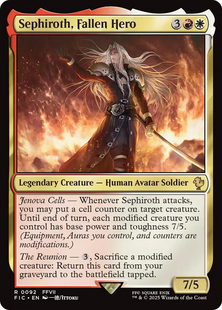 Sephiroth, Fallen Hero [FINAL FANTASY Commander] | Black Swamp Games