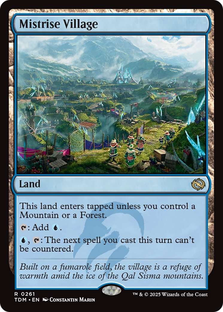 Mistrise Village [Tarkir: Dragonstorm] | Black Swamp Games