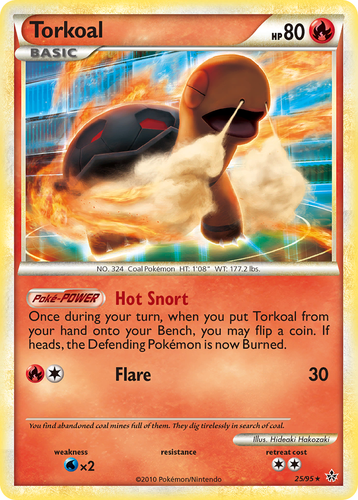 Torkoal (25/95) [HeartGold & SoulSilver: Unleashed] | Black Swamp Games