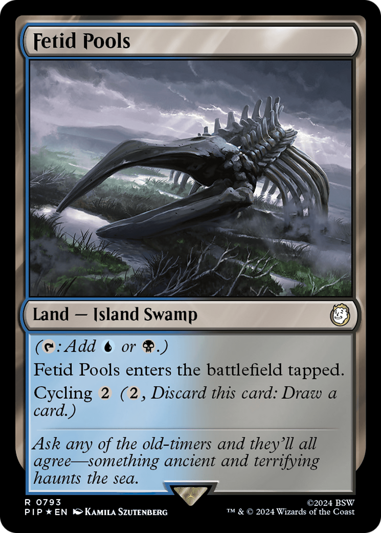 Fetid Pools (Surge Foil) [Fallout] | Black Swamp Games