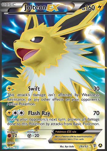 Jolteon EX (28a/83) (Alternate Art Promo) [XY: Generations] | Black Swamp Games