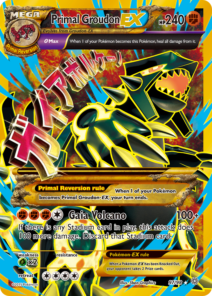 Primal Groudon EX (97/98) [XY: Ancient Origins] | Black Swamp Games