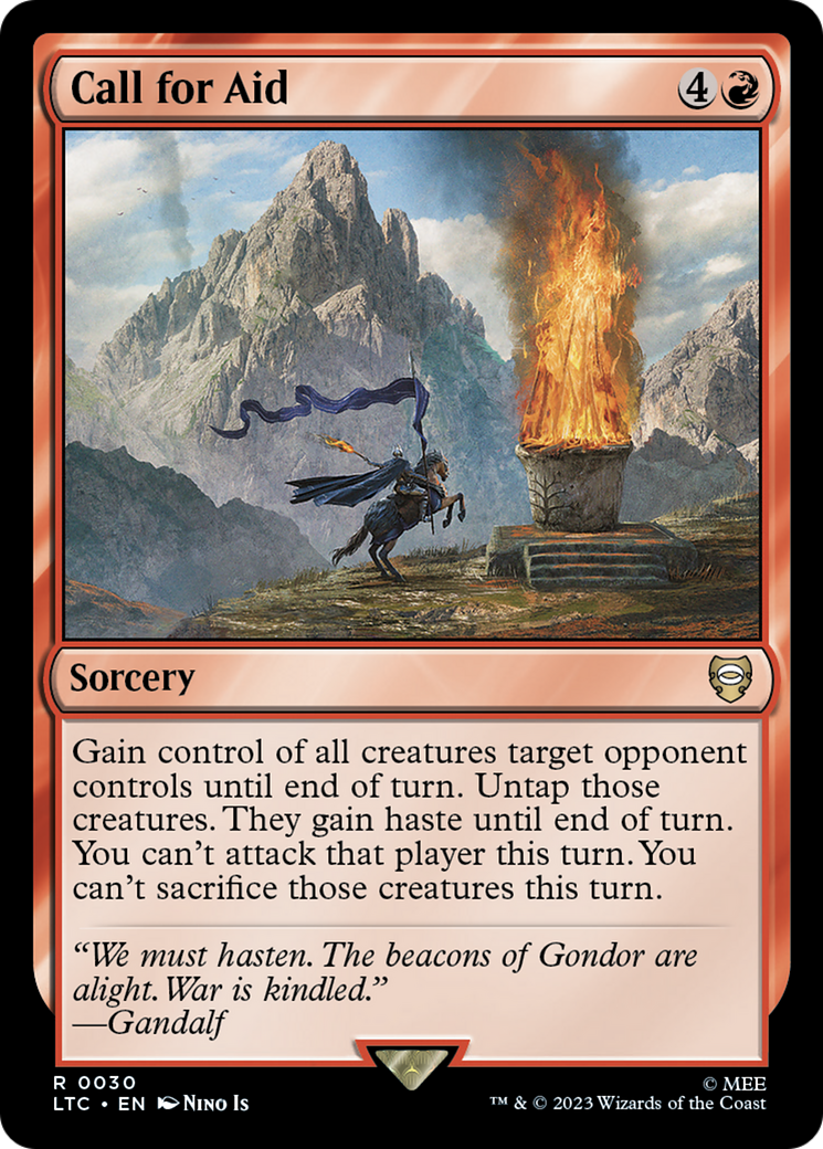 Call for Aid [The Lord of the Rings: Tales of Middle-Earth Commander] | Black Swamp Games