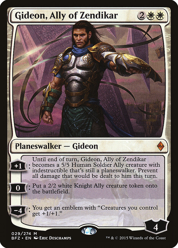 Gideon, Ally of Zendikar [Battle for Zendikar] | Black Swamp Games