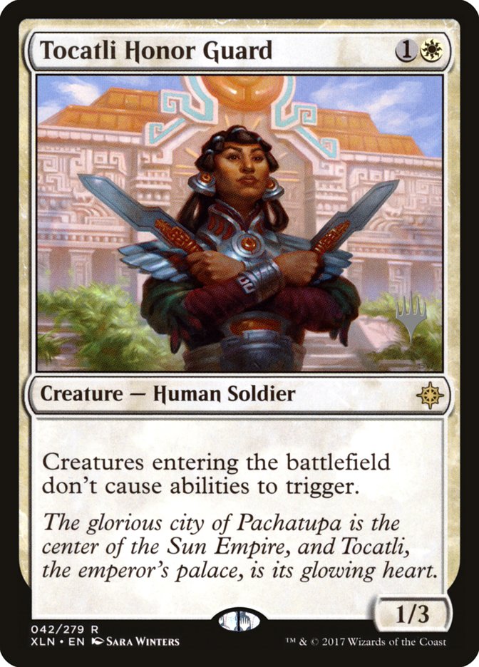 Tocatli Honor Guard (Promo Pack) [Ixalan Promos] | Black Swamp Games