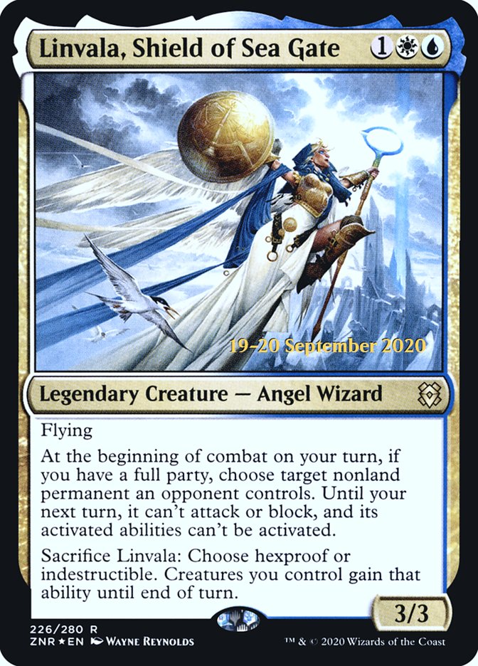 Linvala, Shield of Sea Gate [Zendikar Rising Prerelease Promos] | Black Swamp Games