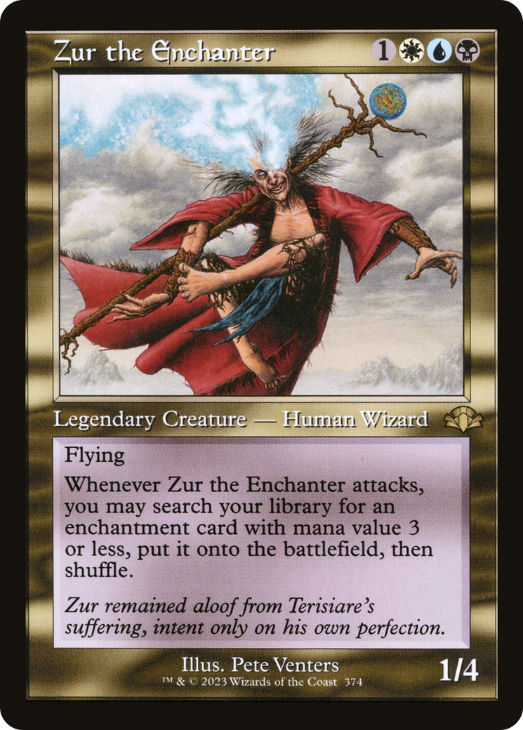 Zur the Enchanter (Retro) [Dominaria Remastered] | Black Swamp Games