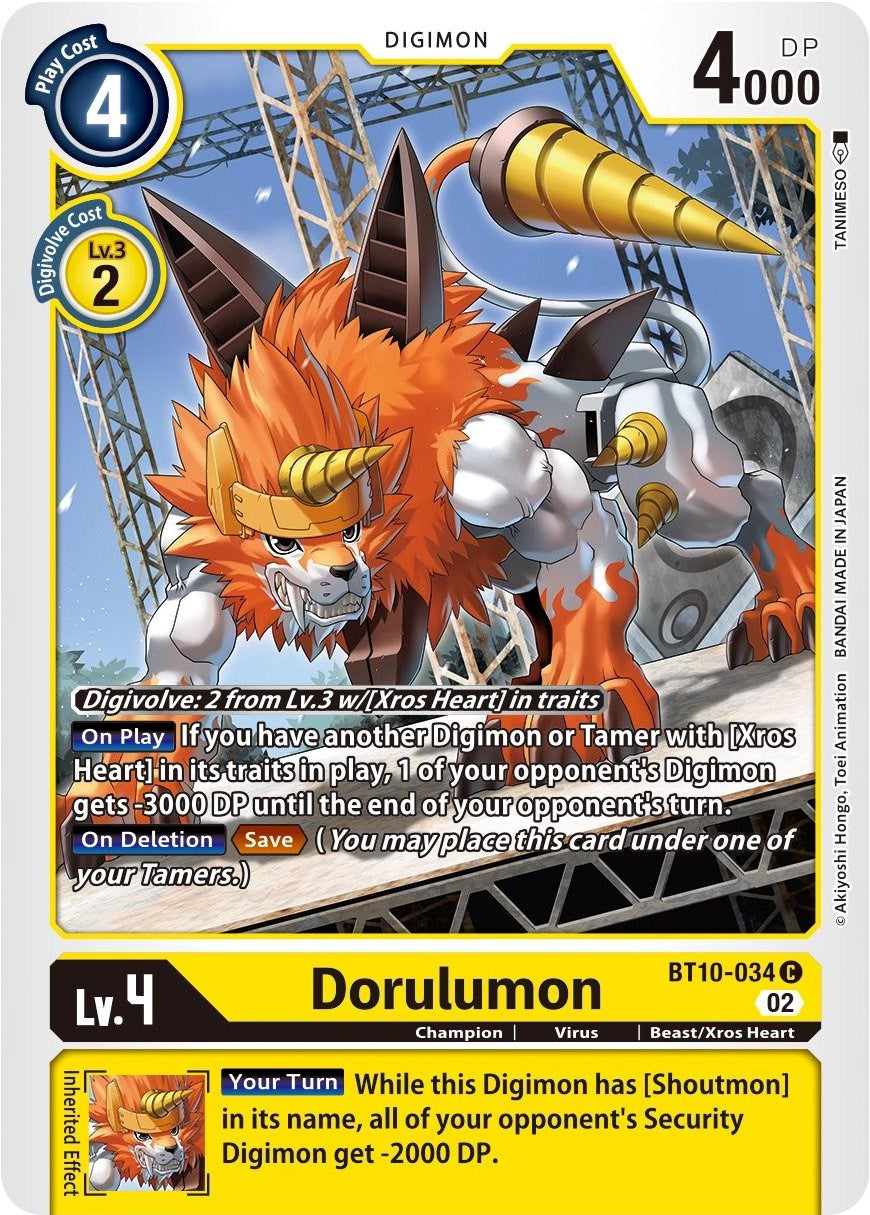 Dorulumon [BT10-034] [Xros Encounter] | Black Swamp Games