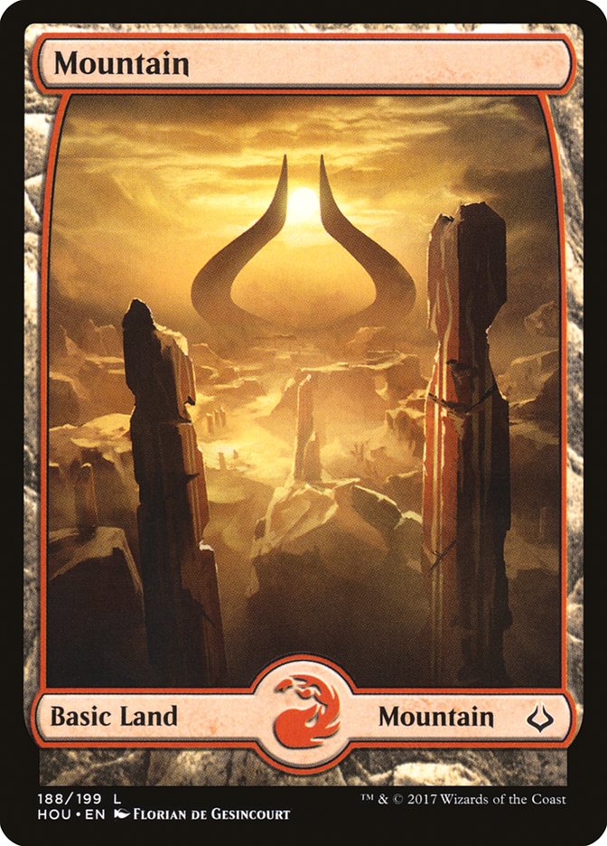 Mountain (188) [Hour of Devastation] | Black Swamp Games
