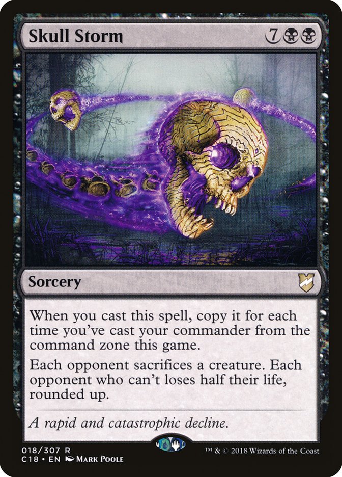 Skull Storm [Commander 2018] | Black Swamp Games