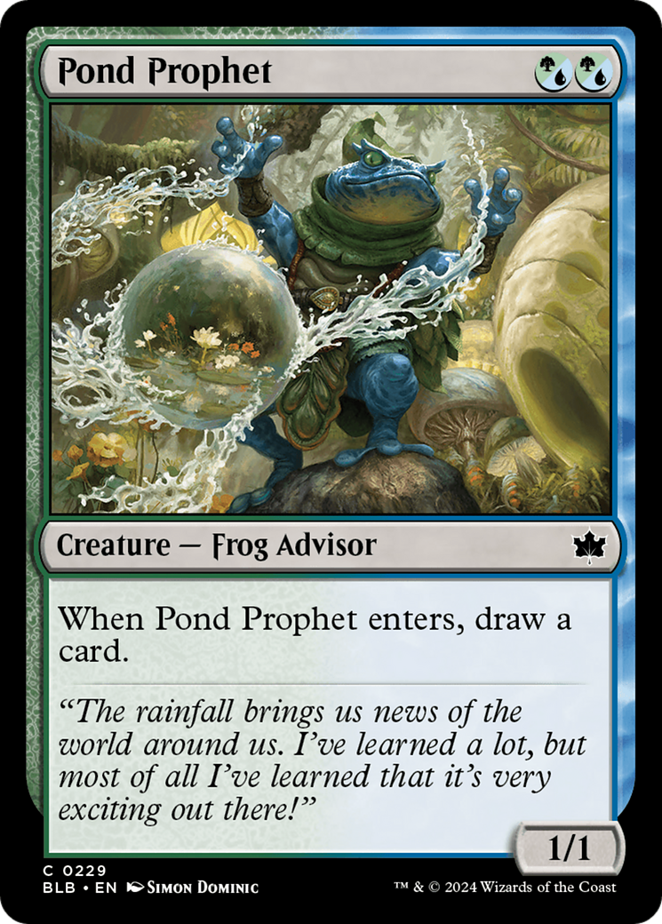 Pond Prophet [Bloomburrow] | Black Swamp Games