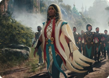 Queen Kayla bin-Kroog Art Card [The Brothers' War Art Series] | Black Swamp Games