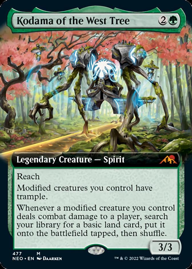 Kodama of the West Tree (Extended Art) [Kamigawa: Neon Dynasty] | Black Swamp Games