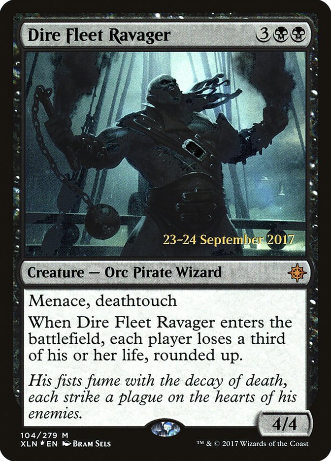 Dire Fleet Ravager [Ixalan Prerelease Promos] | Black Swamp Games
