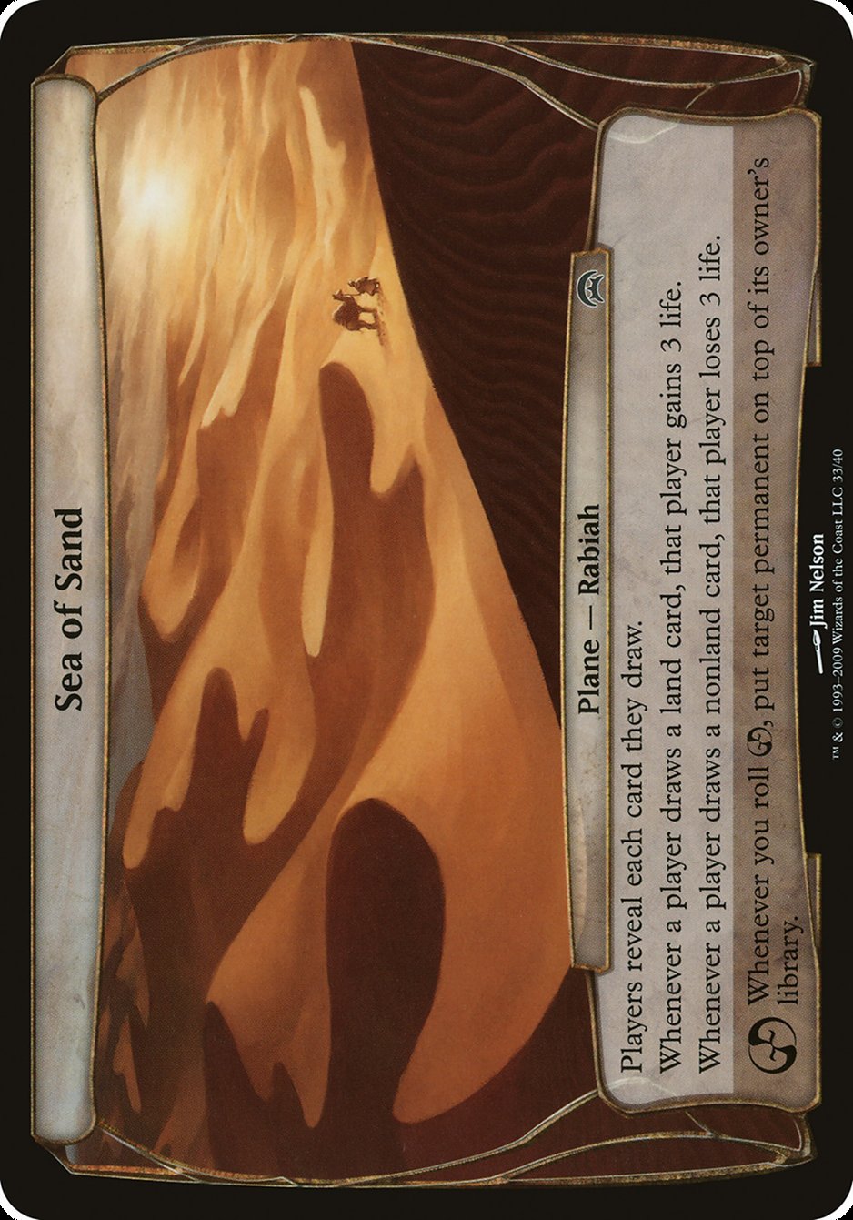 Sea of Sand (Planes) [Planechase Planes] | Black Swamp Games