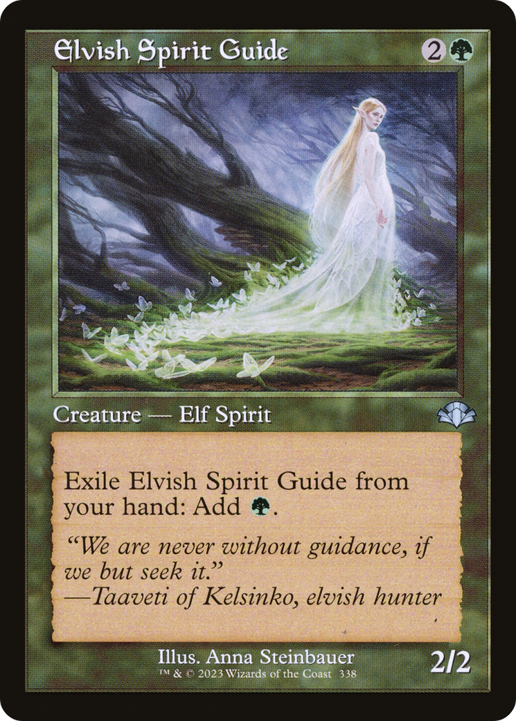 Elvish Spirit Guide (Retro) [Dominaria Remastered] | Black Swamp Games