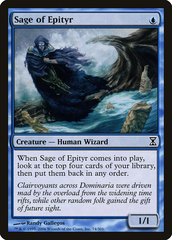 Sage of Epityr [Time Spiral] | Black Swamp Games