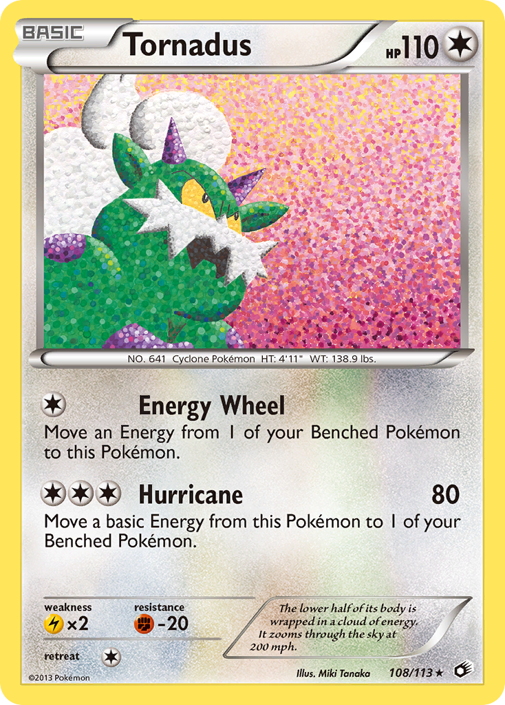Tornadus (108/113) [Black & White: Legendary Treasures] | Black Swamp Games