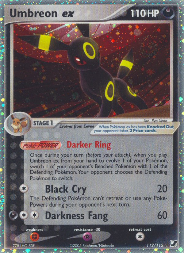 Umbreon ex (112/115) [EX: Unseen Forces] | Black Swamp Games