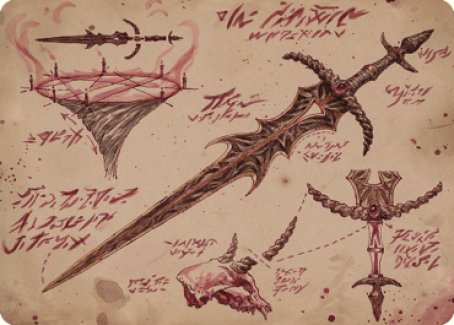Blackblade Reforged Art Card [The Brothers' War Art Series] | Black Swamp Games