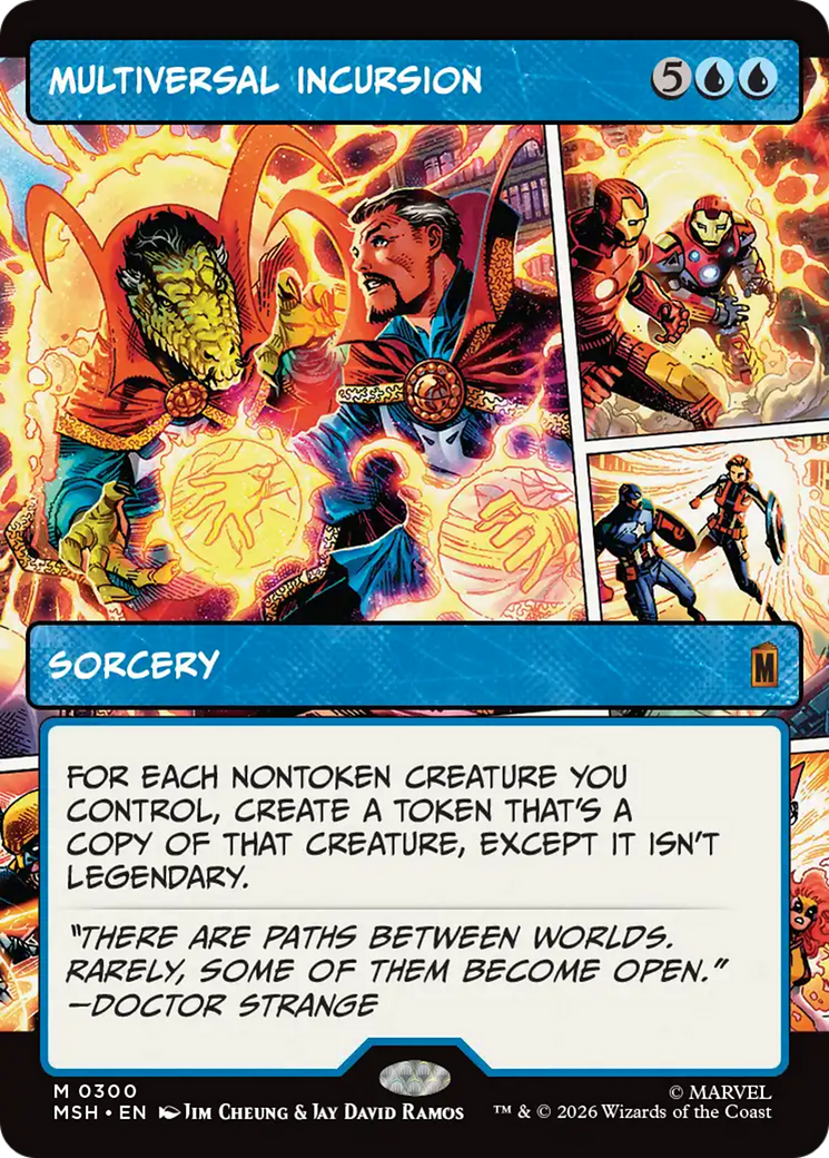 Multiversal Incursion (Borderless) [Marvel Super Heroes] | Black Swamp Games
