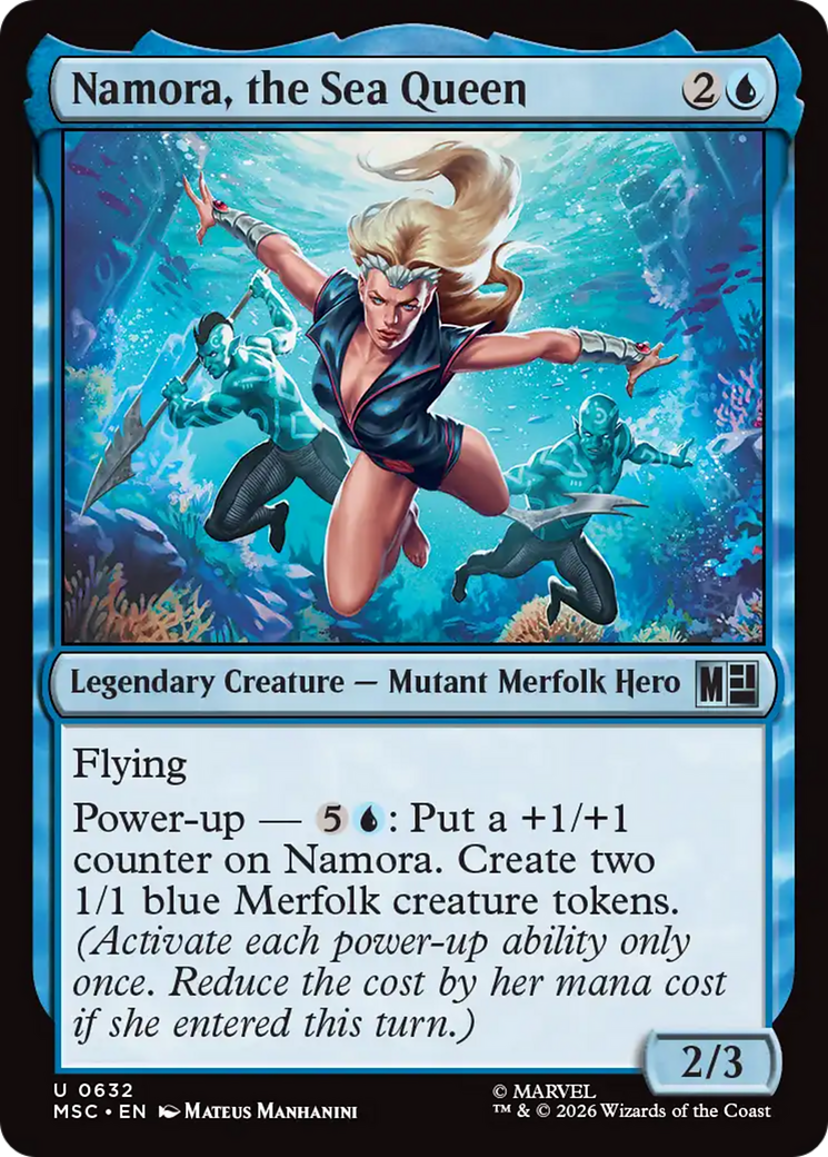 Namora, the Sea Queen [Marvel Super Heroes Commander] | Black Swamp Games