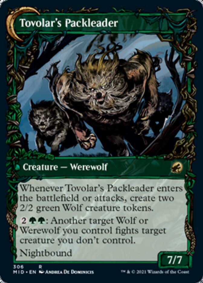 Tovolar's Huntmaster // Tovolar's Packleader (Showcase Equinox) [Innistrad: Midnight Hunt] | Black Swamp Games