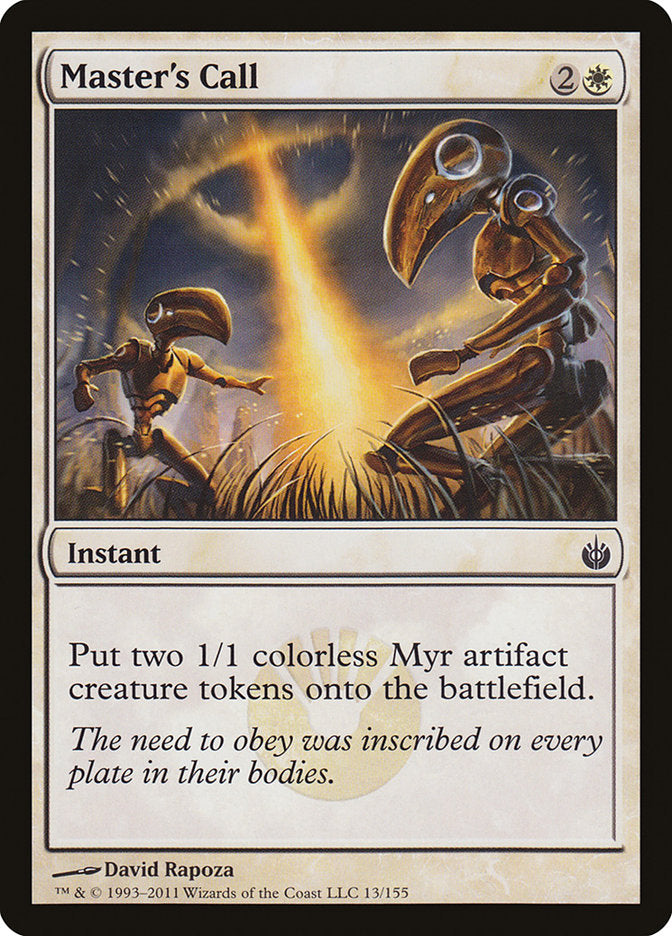 Master's Call [Mirrodin Besieged] | Black Swamp Games