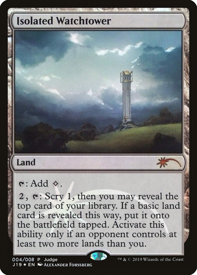 Isolated Watchtower [Judge Gift Cards 2019] | Black Swamp Games