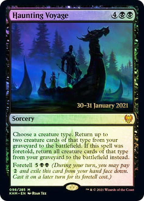 Haunting Voyage [Kaldheim Prerelease Promos] | Black Swamp Games