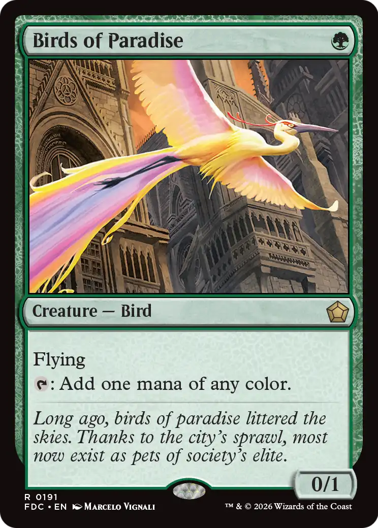 Birds of Paradise [Foundations Commander] | Black Swamp Games