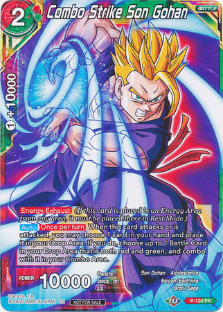 Combo Strike Son Gohan (Shop Tournament: Assault of Saiyans) (P-130) [Promotion Cards] | Black Swamp Games