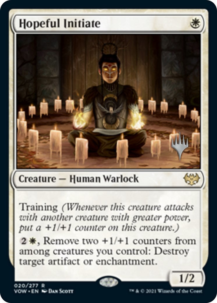 Hopeful Initiate (Promo Pack) [Innistrad: Crimson Vow Promos] | Black Swamp Games