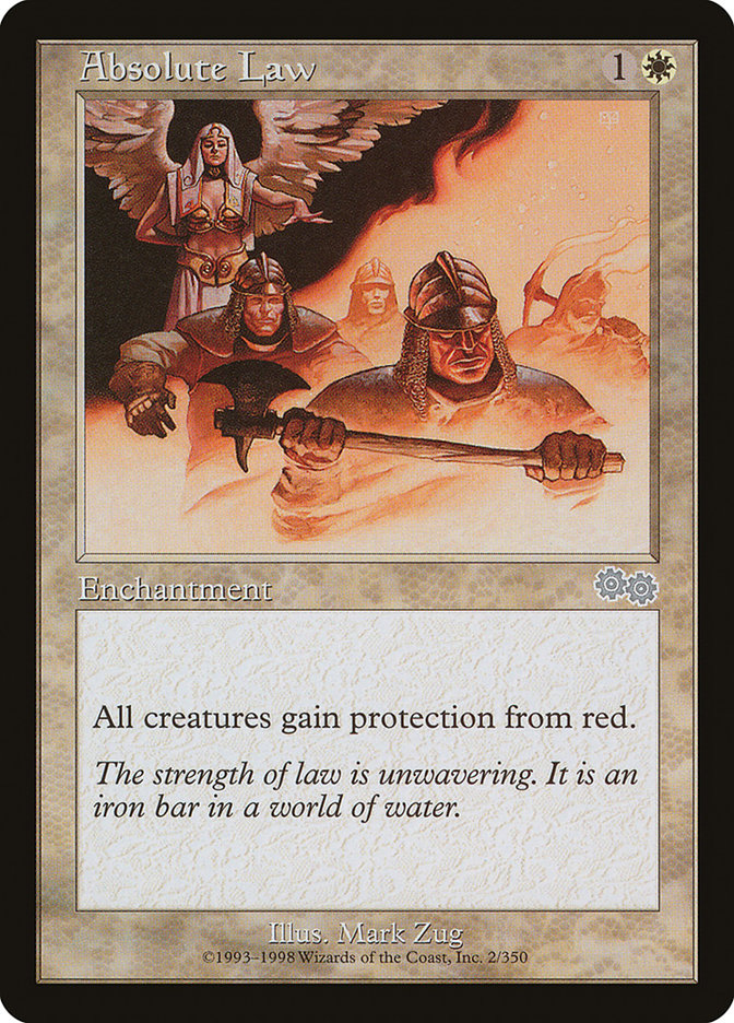 Absolute Law [Urza's Saga] | Black Swamp Games
