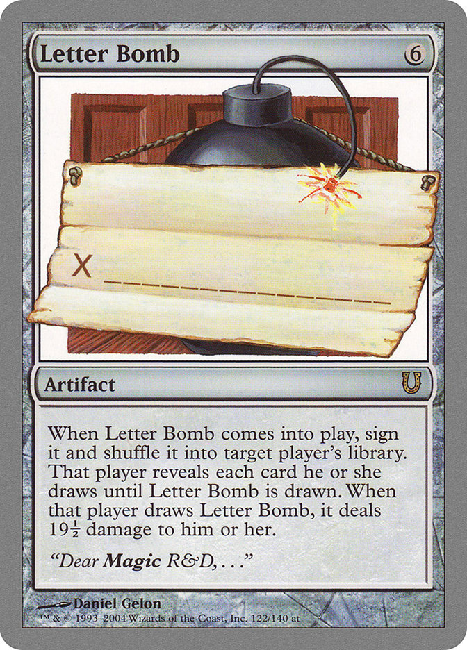 Letter Bomb [Unhinged] | Black Swamp Games