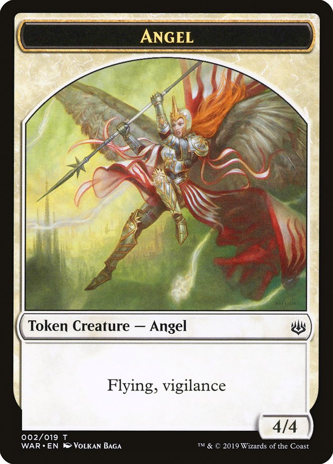 Angel Token [War of the Spark Tokens] | Black Swamp Games