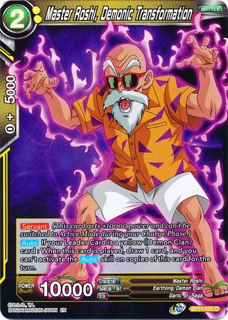 Master Roshi, Demonic Transformation (BT11-101) [Vermilion Bloodline 2nd Edition] | Black Swamp Games