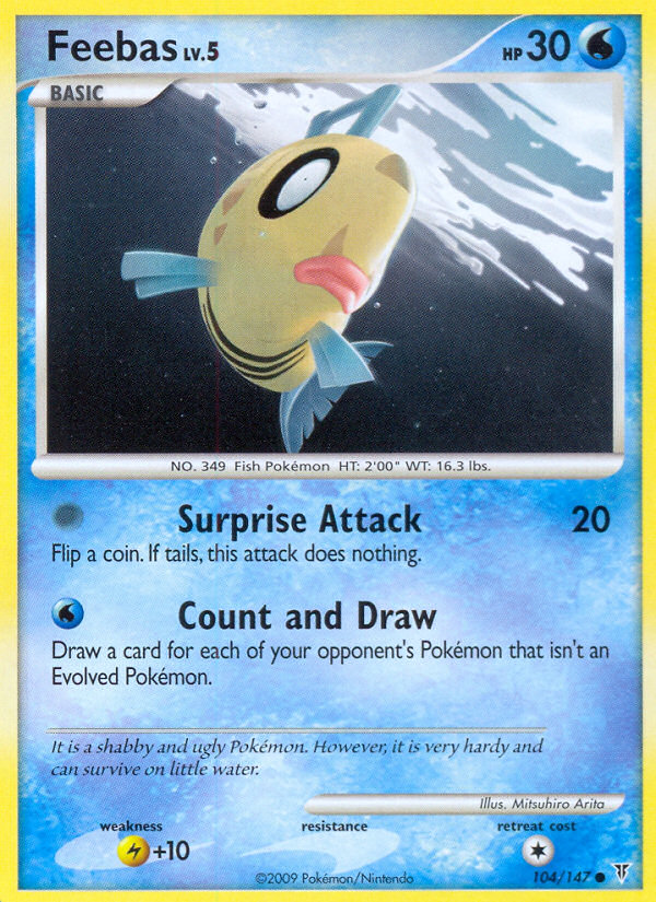 Feebas (104/147) [Platinum: Supreme Victors] | Black Swamp Games