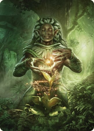 Elvish Mystic Art Card [Commander Masters Art Series] | Black Swamp Games