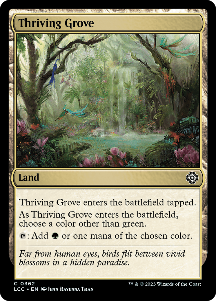 Thriving Grove [The Lost Caverns of Ixalan Commander] | Black Swamp Games