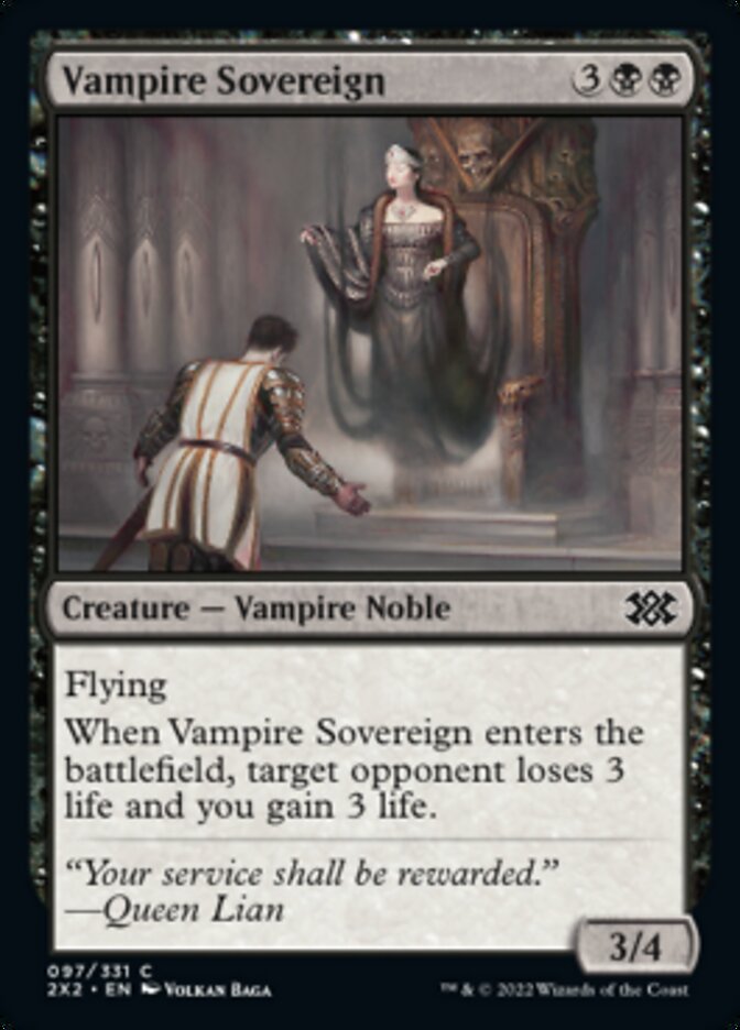 Vampire Sovereign [Double Masters 2022] | Black Swamp Games